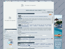 Tablet Screenshot of droit-ntic.com
